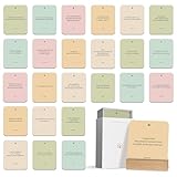 BIROYAL 55 Positive Affirmation Cards for Women | 72 x 88 mm Mindfulness Cards for Family, Friends, Colleagues | Mental Health Set with Wooden Stand & Metal Box | Positive gifts, Spiritual gifts