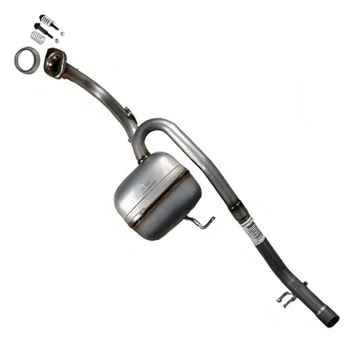 Rear Exhaust Muffler Pipe Compatible for 2007-2011 Toyota Yaris 1.5L | Stainless Steel | Northeastern Exhaust | Free Gasket and Bolt Kit | Direct-Fit Replacement