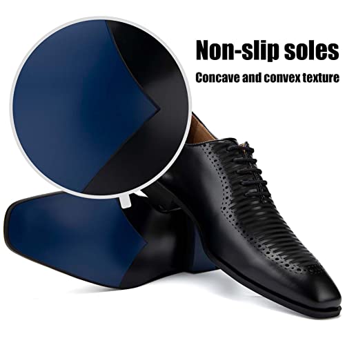 JITAI Mens Oxford Shoes Mens Casual Dress Shoes Lace Up Fashion Shoes Formal3