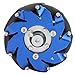 4in Mecanum Aluminum Right Wheel - 45 Degree Omnidirectional Robot Drive for Industrial Parts, Single Load 30KG
