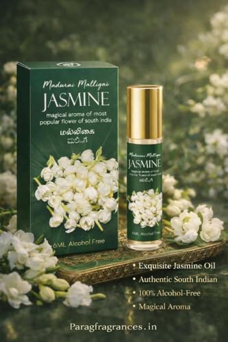 Image of Parag Fragrances Alcohol Free & Long Lasting Attar Perfume Roll-On 6ml (Jasmine)