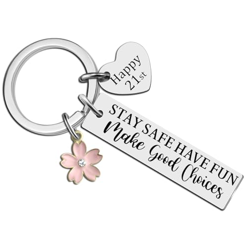 Davrock 21st Birthday Decorations for Her 21 Year Old Gifts for Girls 21st Birthday Gift for Sister Daughter Party Decorations Christmas Gift Stocking Stuffers for Teens Girl