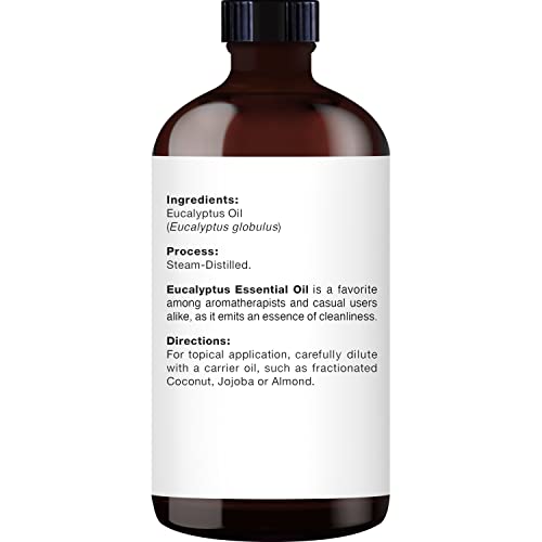 Majestic Pure Eucalyptus Essential Oil, Therapeutic Grade, Pure And Natural Premium Quality Oil, 4 Fl Oz #TOP2