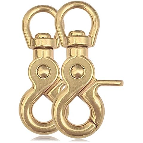 Ganzoo Scheren-Karabiner Haken mit Dreh-Gelenk/Dreh-Kopf Cover