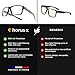 Horus X • Blue Light Glasses Men Women | Blue Light Blocking Glasses for Screen Anti-Fatigue Eye Migraine | Gaming Clear