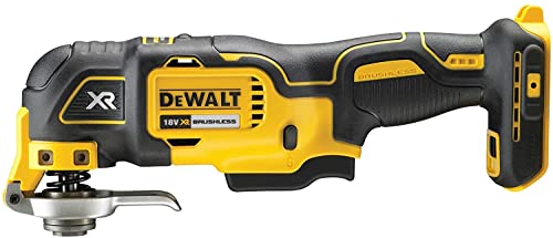 dewalt multicutter 18v 35 accessoires 3 positions de réglage de la butée de profondeur changement de lame facile livré sans batterie ni chargeur dcs356nt xj