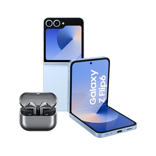 Samsung Galaxy Z Flip6 256 GB Azul + Galaxy Buds3 Gris