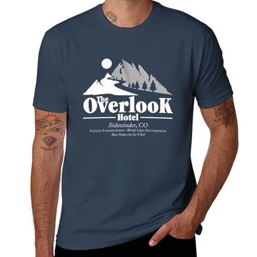 The | Overlook | Hotel | The | Shining | Stanley | Kubrick | King | T-shirt pour homme, Style marine, M