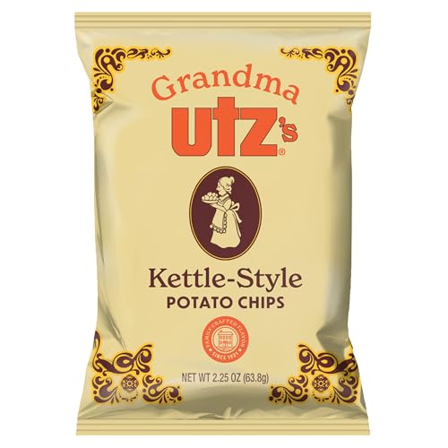 Utz Grandma Utz Kettle-Style Potato Chips, 17 Count Case Pack,