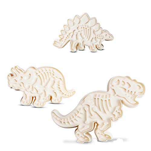 8 Dinosaurier Ausstecher - Buntes Set Für Kekse, Fondant & Play-Doh
