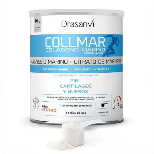 Colágeno Marino Hidrolizado Puro | Cartilagos Huesos Piel| 10 gr collagen | Colageno de Alta Absorción