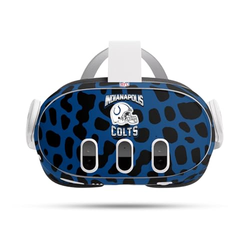 Couverture vinyle Meta Quest 3 NFL Colts contre les traces de doigts