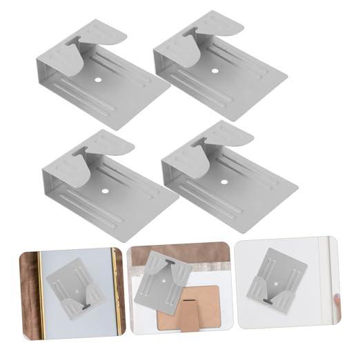 Image of Outanaya Mirror Brackets for Hanging on Door 10 Pack Frame Hangers Mirror Mounting Clips Heavy Duty Hanging Buckles