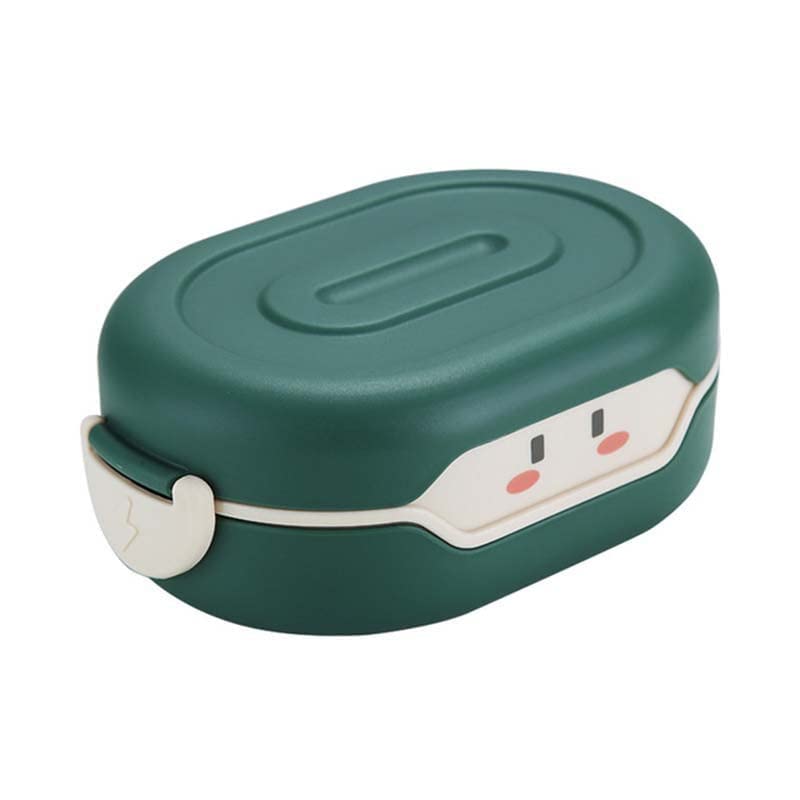 Mayatra's Cute Japanese Style Lunch Box for Kid's Snack Box Tiffin for School Travel Picnic (Multicolor, Plastic)