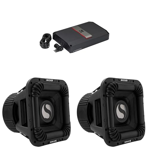 KICKER (2 49L7X122 - SoloX L7X 12-Inch & LX3000.1 Mono Amplifier