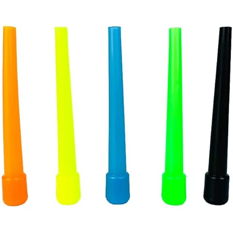 Hookah Accessories 100 pcs pack of disposable long hookah butts, each individually packaged, mixed color hookah pieces fit most hookah hoses Cover