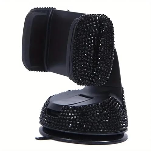 Support de cellule portable universel brillant strass noir