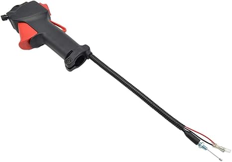Amazon Matefieldjp スロットルレバー交換用 草刈り機 刈払機 26mm ハンドルスイッチ スロットル トリガー ケーブル付き 背負い式 草刈機 刈払機パーツ アクセサリ