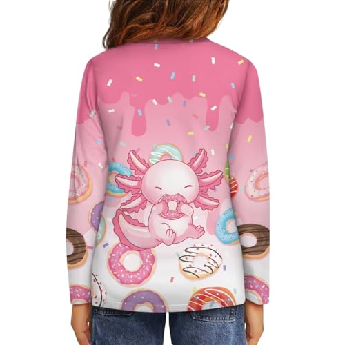 Cute Kids Shirts for Girls 3-16 Trendy Tops for Kids Long Sleeve Crewneck T Shirt Casual Fall Athletic Outfits3