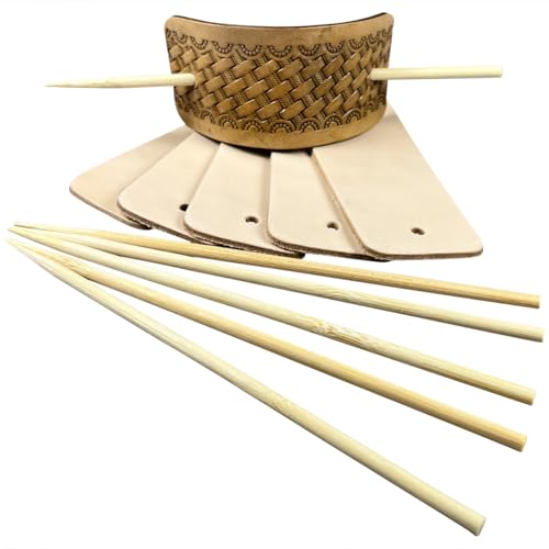 Zelikovitz Classic DIY Leather Hair Barrette Kit - 5-Pack