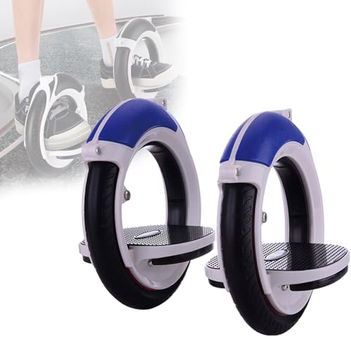 Patineta sin tabla con ruedas dobles, diseño autopropulsado estilo libre, pegatinas antideslizantes, modular y portátil para surf de carretera