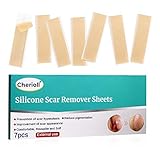Cerotti Riduzione Delle Cicatrici, Cerotti Cicatrici in Silicone, Rimozione Cicatrici, Cerotto Intensivo per Cicatrici, Strisce Riutilizzabili per Rimozione Cicatrici,1 Confezione da 7 Pezzi