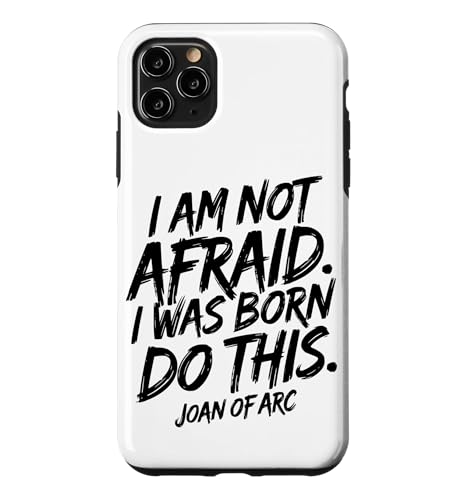 I Am Not Afraid. I Was Born To Do This.�u���b�N�v�����g �X�}�z�P�[�X iPhone 11 Pro Max �p