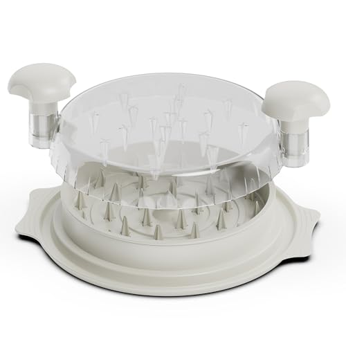 ALTRA LIFE Electric Meat Grinder, 2800W Max Sausage Stuffer with 2 Blades, 3 Plates, Sausage Tube, Vegetable Cheese Grater, 2 Meat Claws, Burger Press & Kubbe Kit for Home use (White, MGSRQ01)