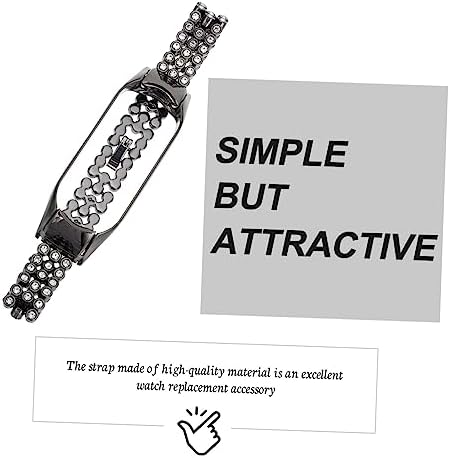 NUOBESTY Paslanmaz çelik kayış, parlak, Xiaomi Watch ile uyumlu, modern aksesuar, yüksek kaliteli malzeme, paslanmaz ve sağlam, günlük kullanım ve spor için - Görsel 7