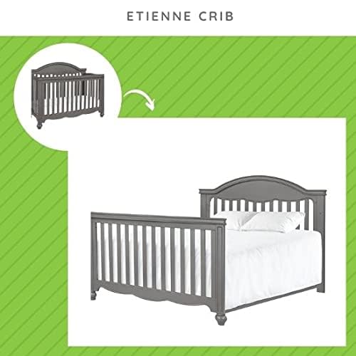 Image of Full-Size Conversion Kit Bed Rails for Namesake, Formerly Million Dollar Baby Convertible Cribs - Solid Wood Rail - Toddler Bed Rail - Nursery & Baby Furniture (Model #M4799 /M5789, Slate)