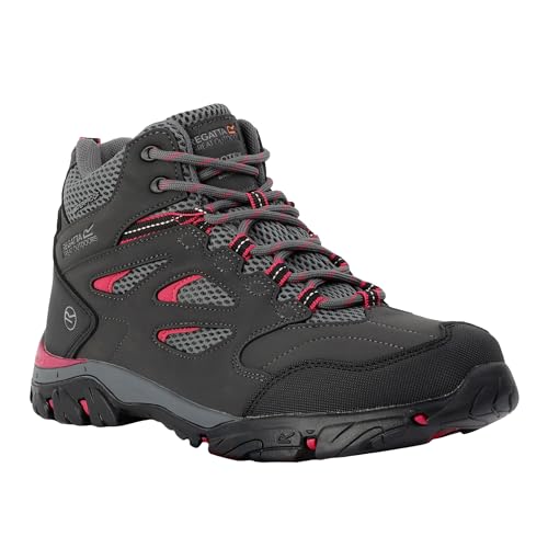 Regatta Women's Holcombe Waterproof Mid Walking Boots, Botas para Senderismo Mujer, Poción Rosa Ceniza, 38 EU
