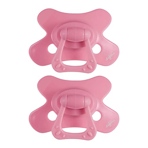 Difrax Tétine 12-20 Mois Natural – Sucette Naissance avec Tétine Silicone - Facile à Accepter - un Apport Optimal d'Air – Tutute Bébé 12 Mois et Plus...