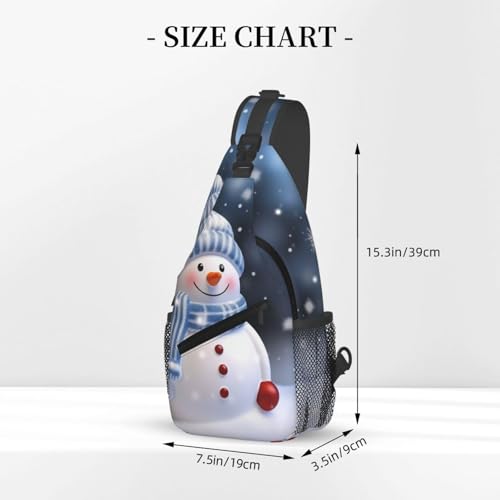 Bolso Bandolera Cruzada Deportiva Unisex Negro miniatura 3