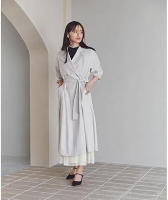 Amazon | [ナチュラルビューティーベーシック] トレンチコート