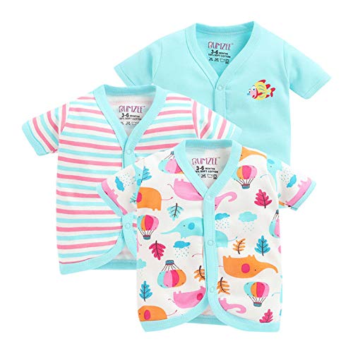 Image of Bumzee Front Open Half Sleeves T-Shirt for Baby