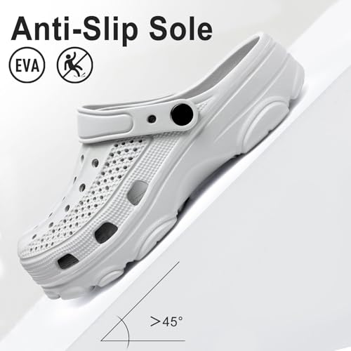 Image of Beslip Comfortable Garden Clogs for Women and Men with Medium Arch Support | Waterproof Slip-Resistant Sandals, Lightweight EVA Slip-On Shoes for Indoor Outdoor