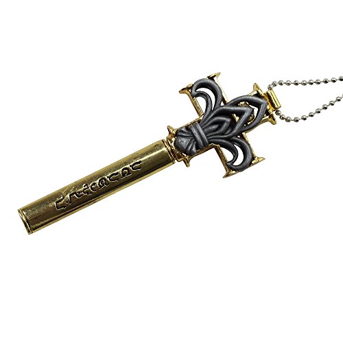 WJ Cross neck knife with hidden blade and necklace YC9016