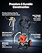 VEVOR Stand Airless Paint Sprayer, 900W, 3300PSI High Pressure Airless Sprayer with Cart, Cleaning Brush, Hose, Extension Rod, Nozzles, Electric Spray Paint Machine for Interior or Exterior of House
