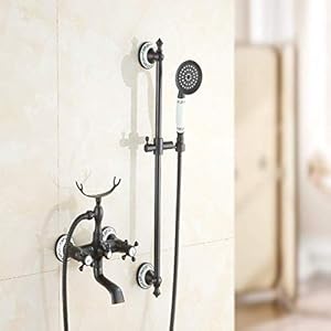 Ngddf2Haa Schwarz Bronze Duschset Vintage-Stil