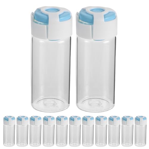Ampoules verre transparent contre l'évaporation des réactifs chimiques de recherche