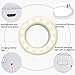 Meifigno Selfie Ring Light [3 Light Modes] [Rechargeable], Clip on Phone Camera LED Light, Adjustable Brightness Selfie Circle Light Designed for iPhone 15 14 13 12 11 8 Plus Pro Max Android iPad Lapt