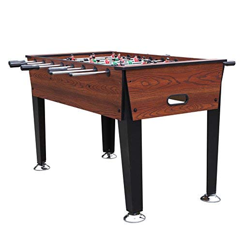 Ytong 54" Wooden Football Table Fun Soccer Game for Kids and Adults,Durable Foosball Table Game Game Rooms, Arcades, Bars, Parties and Family