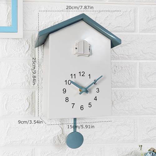 Reloj de cuco minimalista para decorar salones modernos y oficinas 3