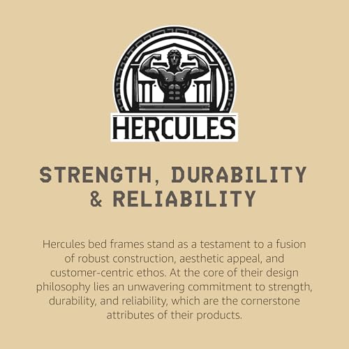 Image of Hercules 8 Inch High Profile Mattress Foundation Platform, Full Size Bed