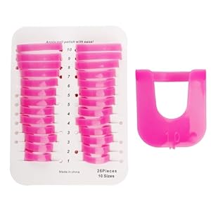 GroveEss Nagellack-Schutz-Schablonen, 26 Stück