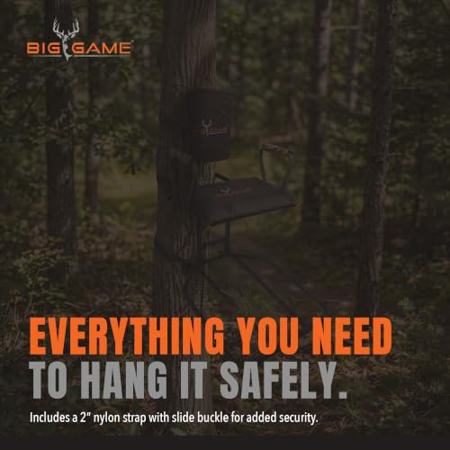 Image of Big Game Hang-On Treestand, Lightweight Steel Construction