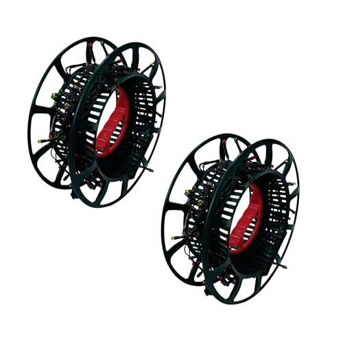 Shop4allsorts 2 x christmas string light storage wheel - light holder - wind up reel - cable storage organizer