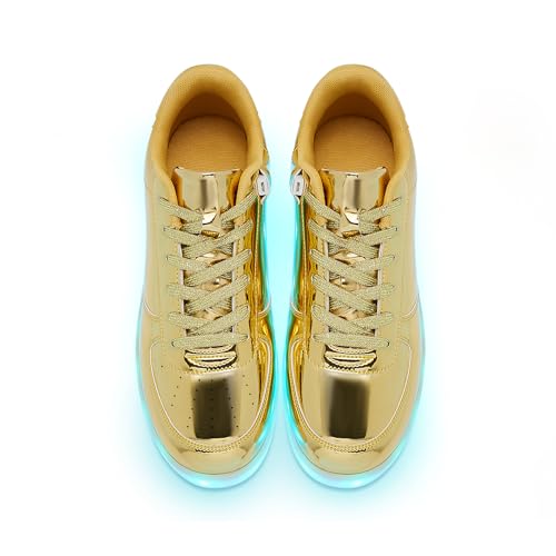 Image of Unisex LED Shoes - Fashion Light Up Sneakers, Breathable USB Charging Glowing Luminous LED Shoes for Men Women