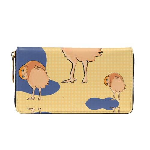 Crooked Owl Women's Wallet Long Zip Around, Premium Vegan Leather Wallet with 12 Card Holders, Large Capacity,Gift Ready Packaging2