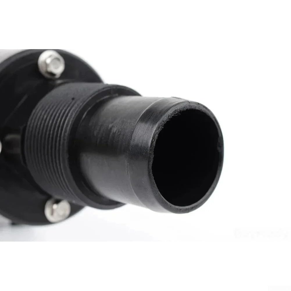 Maceratore elettrico per 12 V/24 V, ad alto flusso per smerigliatrice per acque reflue per camper e barche, scarico dell'acqua nera con protezione termica, sentina marina (12 V)